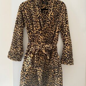 Ralph Lauren Leopard Fleece Robe